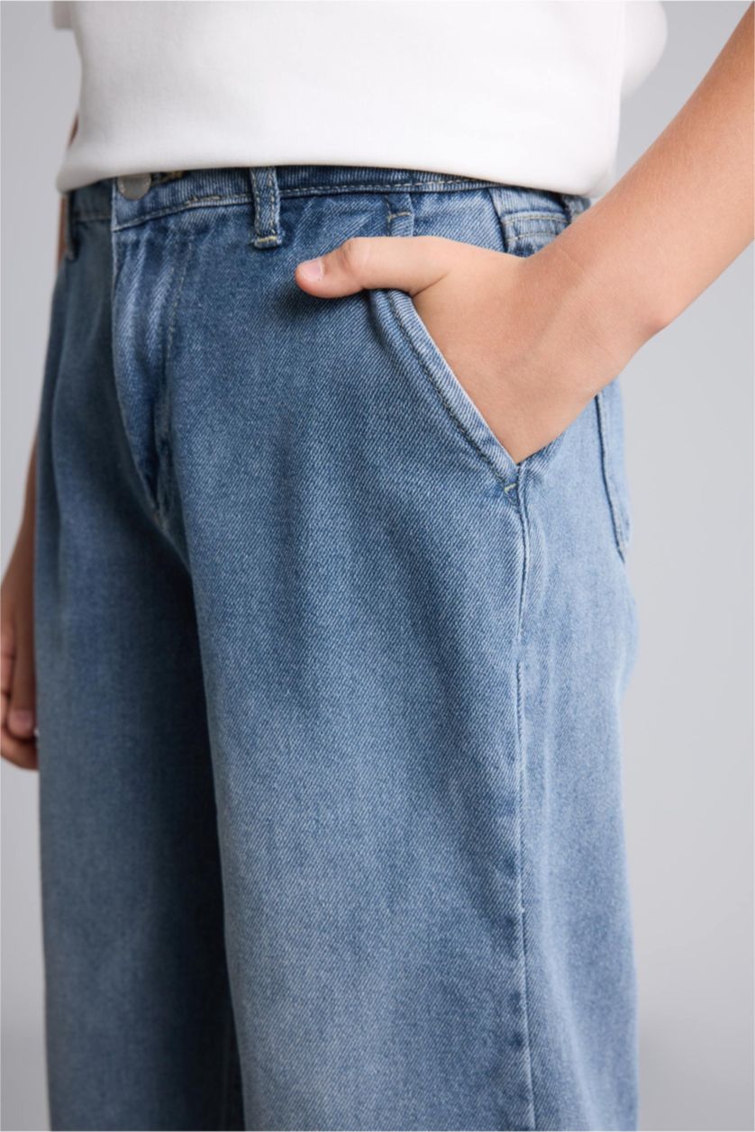 Erkek Çocuk - Genç Erkek Açık Mavi Regular Fit Jean Pantolon Erkek Çocuk