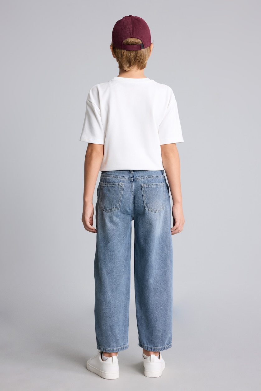 Young Boys - Teen Boys Light Blue Boy 100% Cotton Regular Fit Jeans