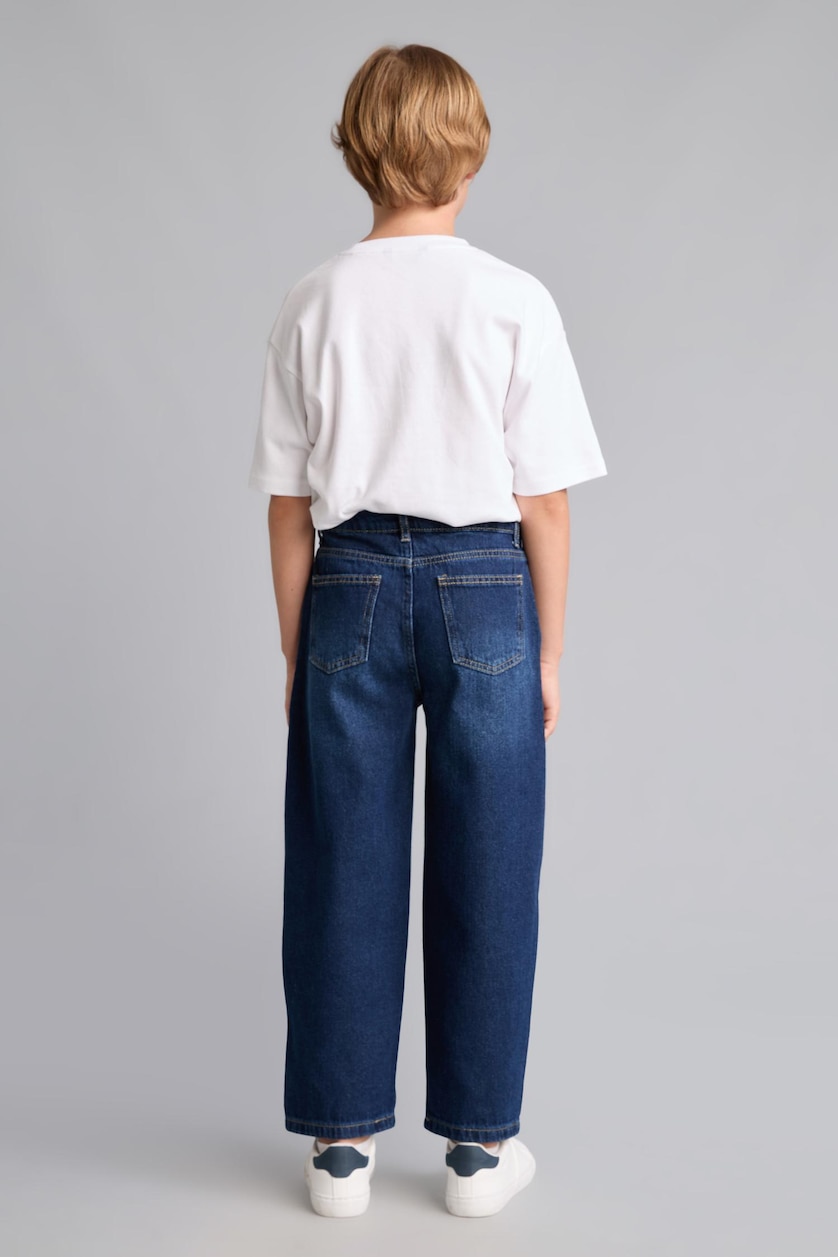 Young Boys - Teen Boys Dark Blue Boy Regular Fit Jeans