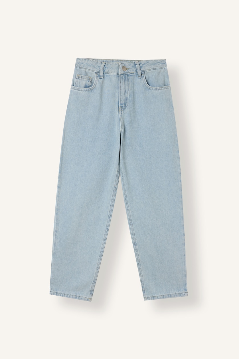 Young Boys - Teen Boys Light Blue Boy 100% Cotton Balloon Fit Jeans