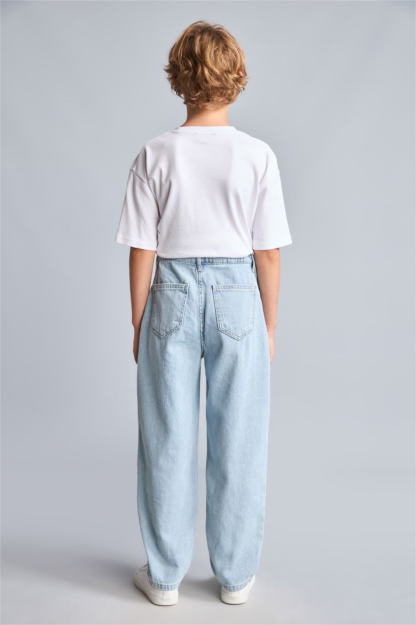 Young Boys - Teen Boys Light Blue Balloon Fit Jeans