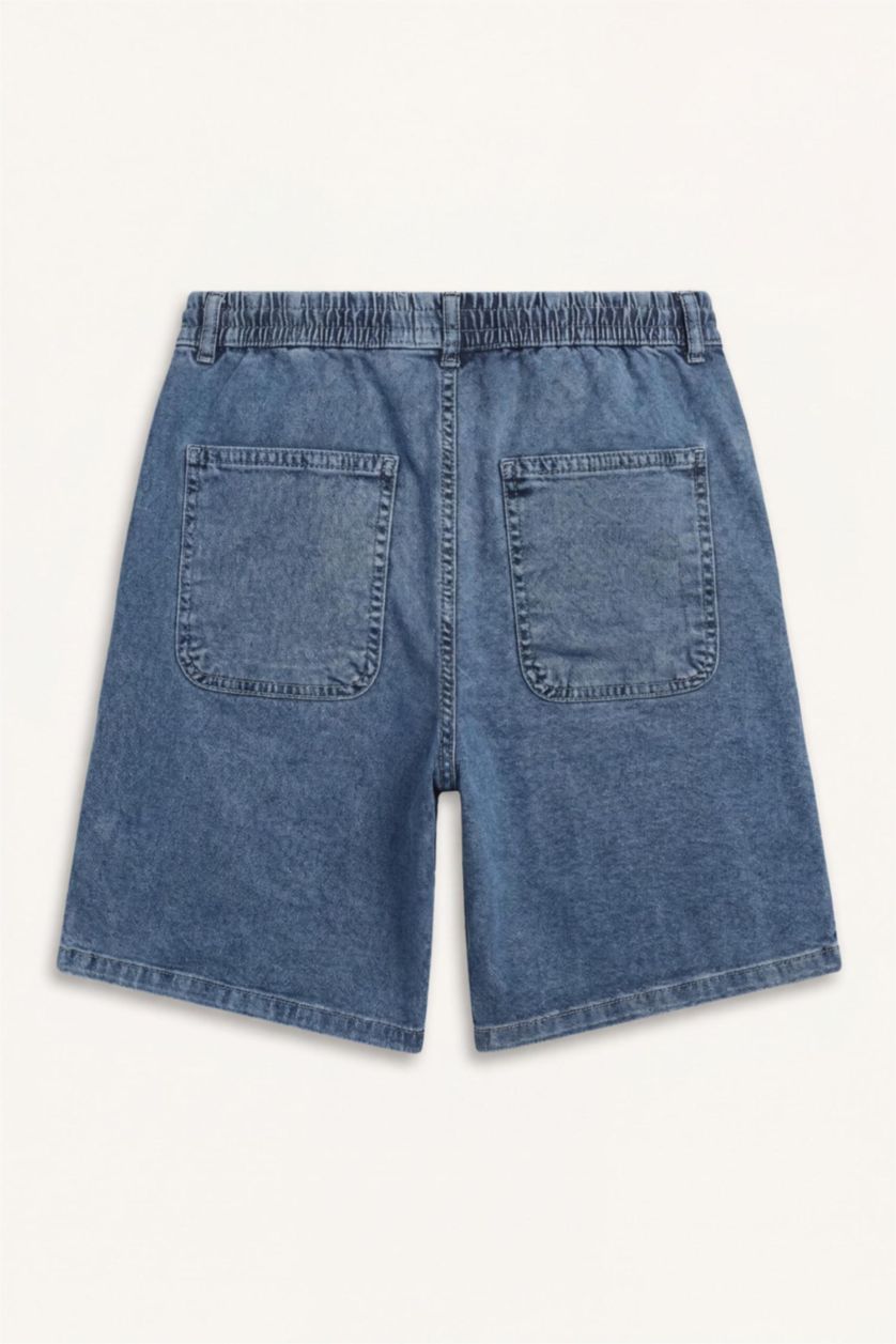Men Dark Blue Relax Fit
