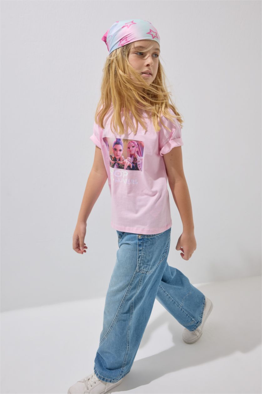 GIRLS & TEENS Blue Wide Leg Jeans