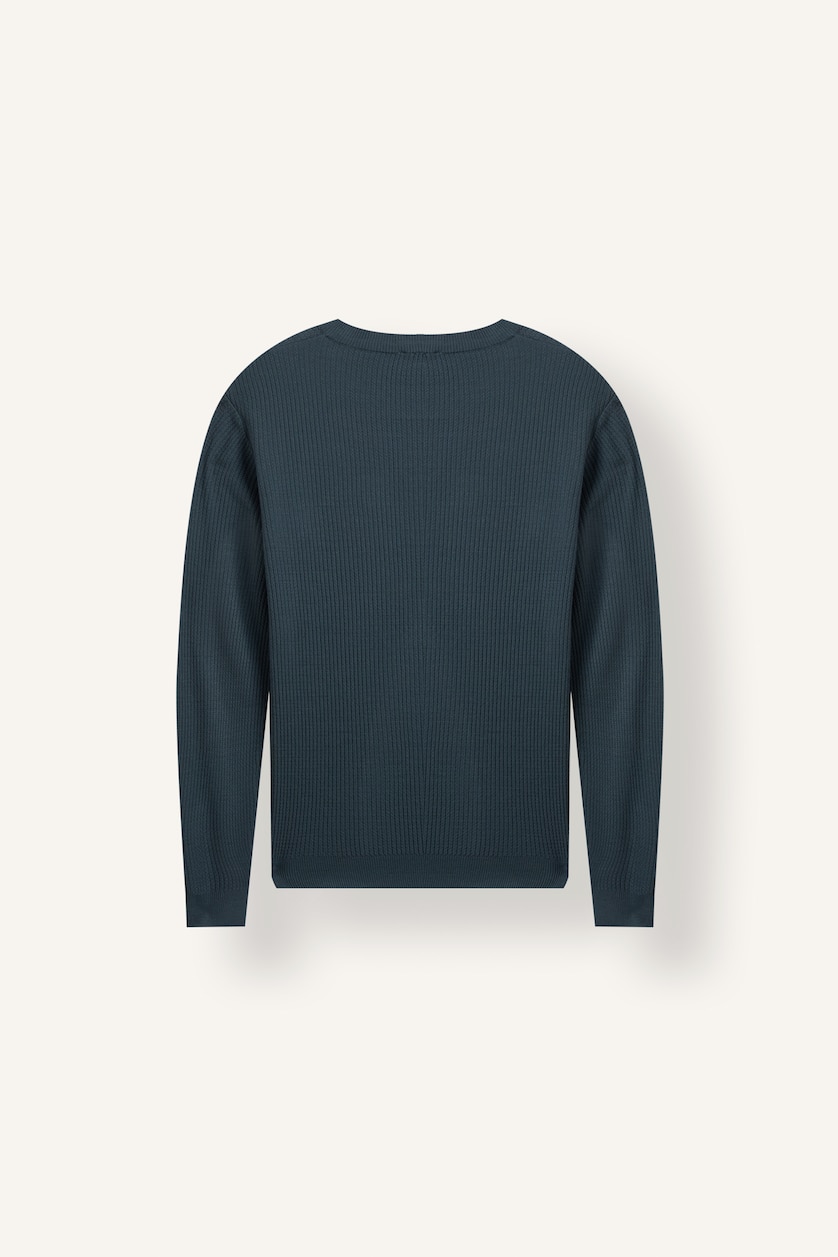 Men Light Green Standard Fit Knitwear Pullover