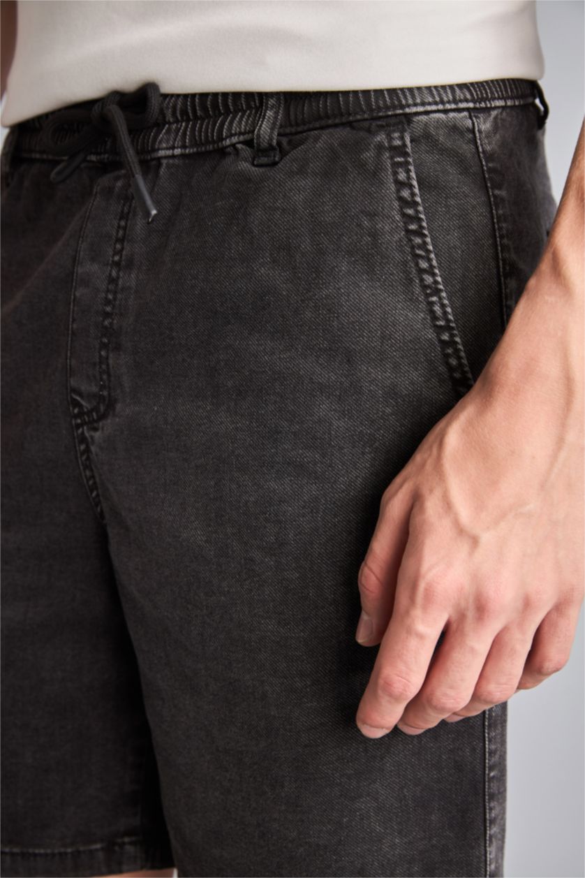Men Black Relax Fit