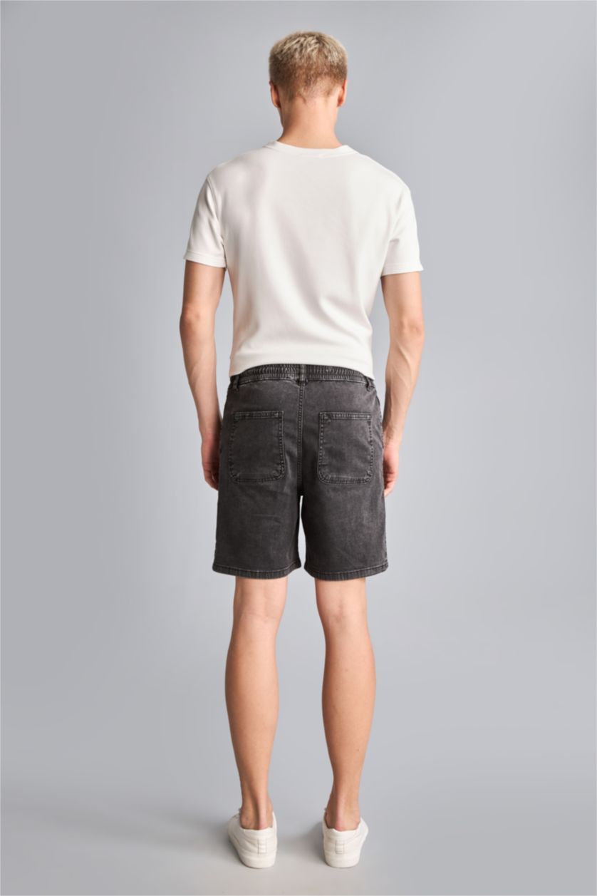 Men Black Relax Fit