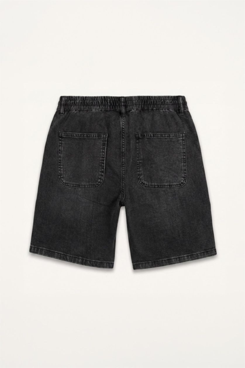 Men Black Relax Fit