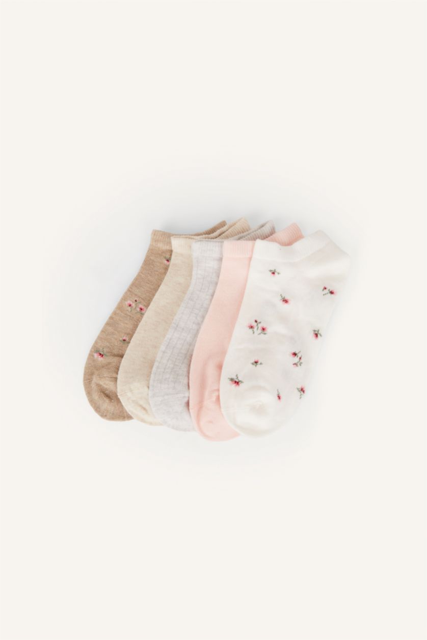 Women Karma 5 Piece Cotton Short Socks