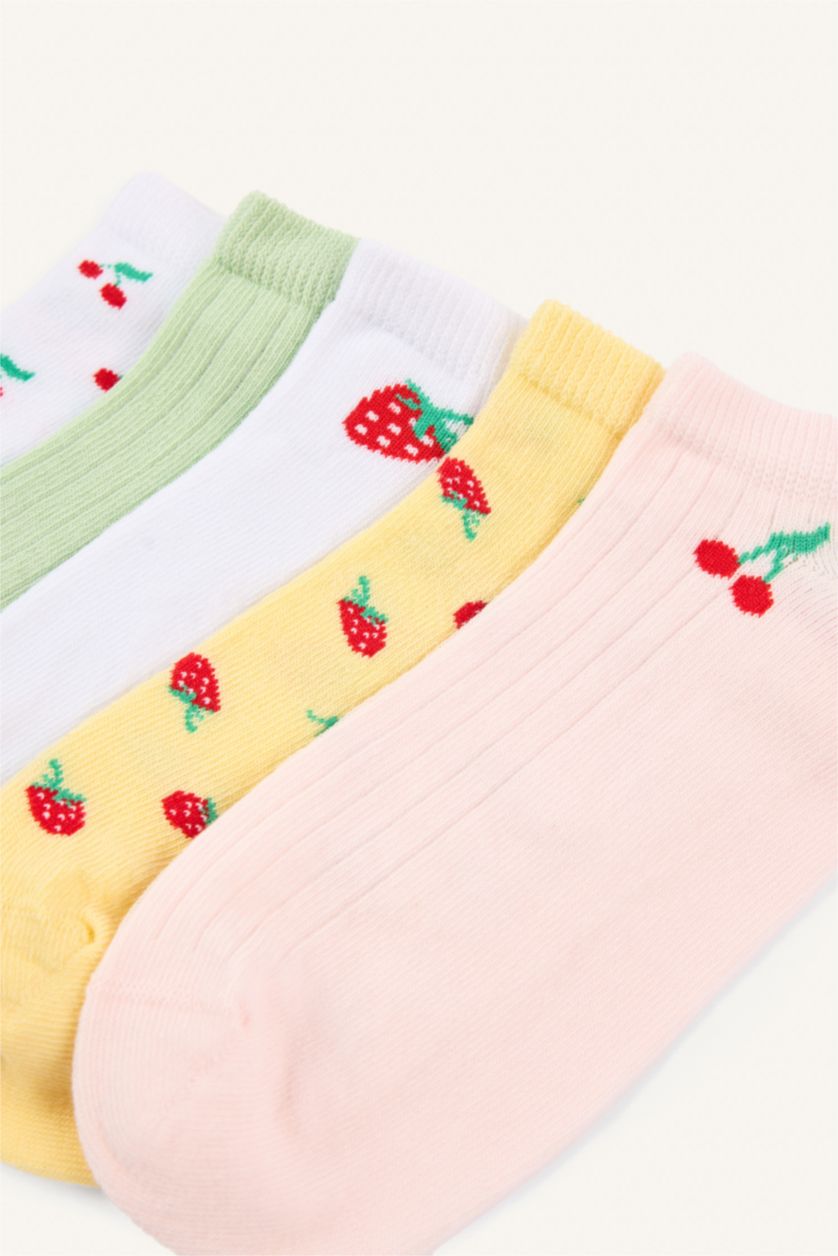 Women Karma 5 Piece Cotton Short Socks