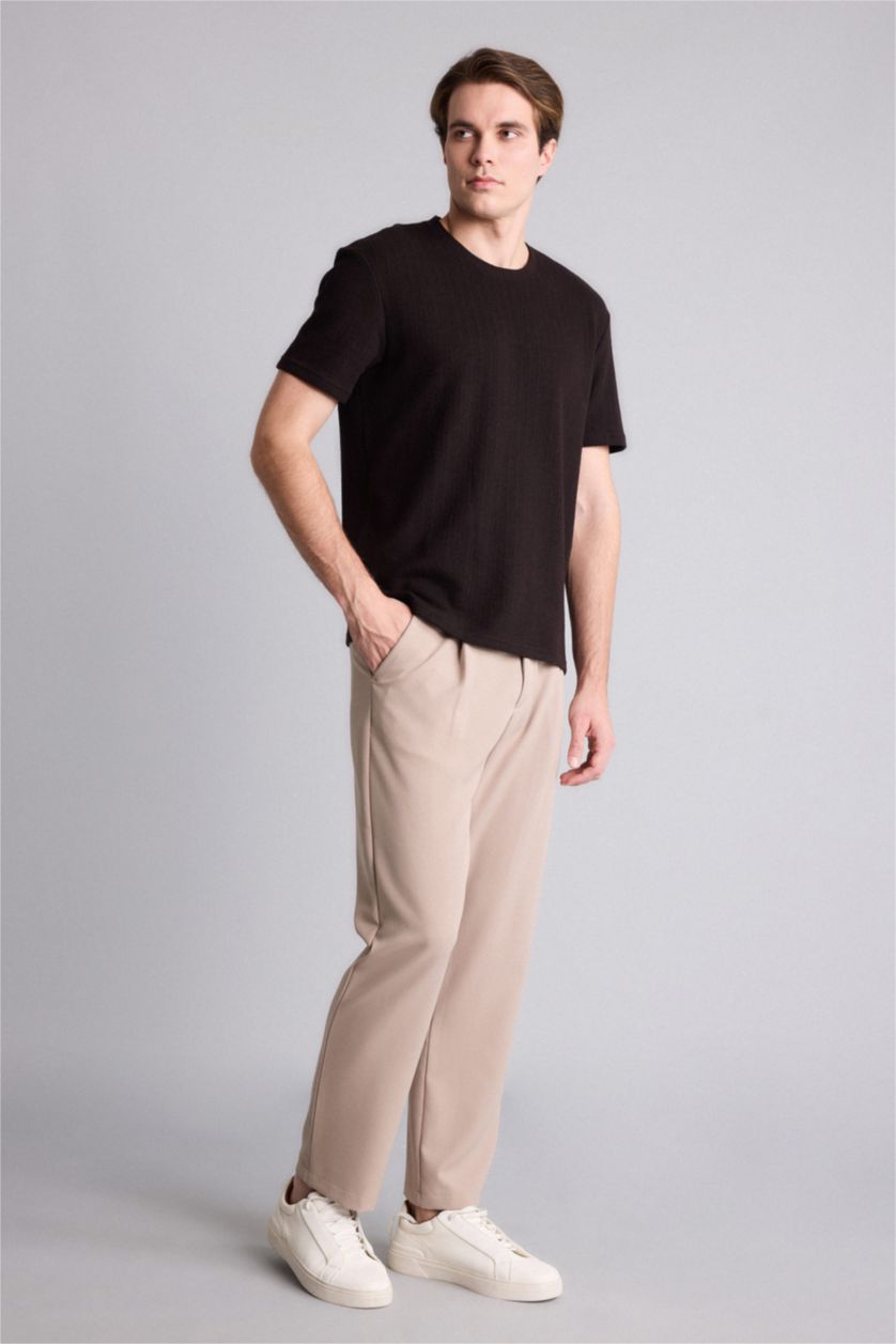 Men Brown Regular Fit Short Sleeve T-Shirt