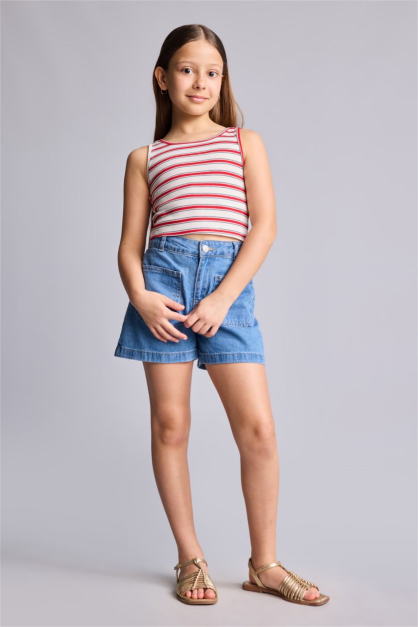 Young Girls - Teen Girls Blue Girl Shorts