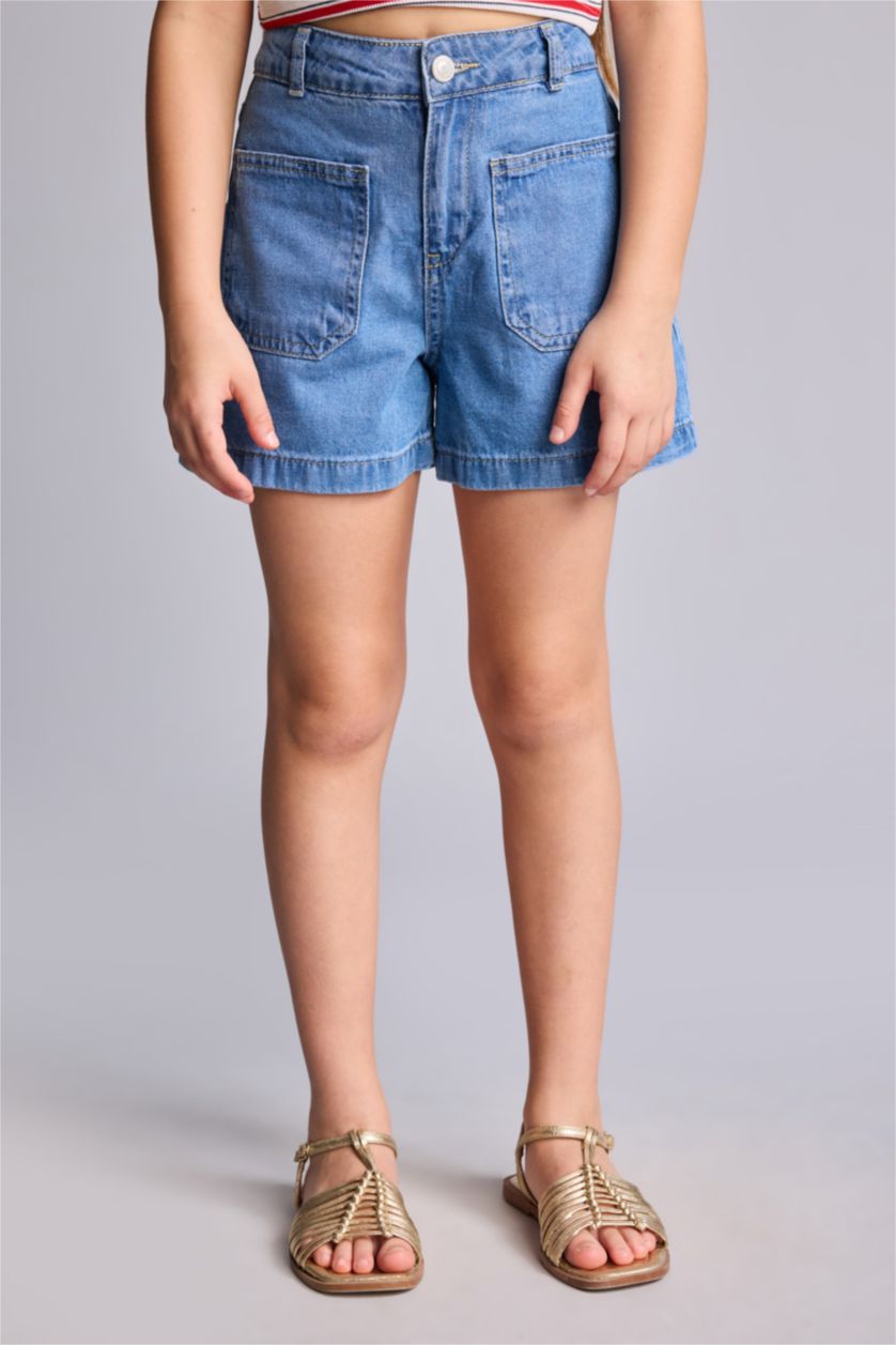 Young Girls - Teen Girls Blue Girl Shorts