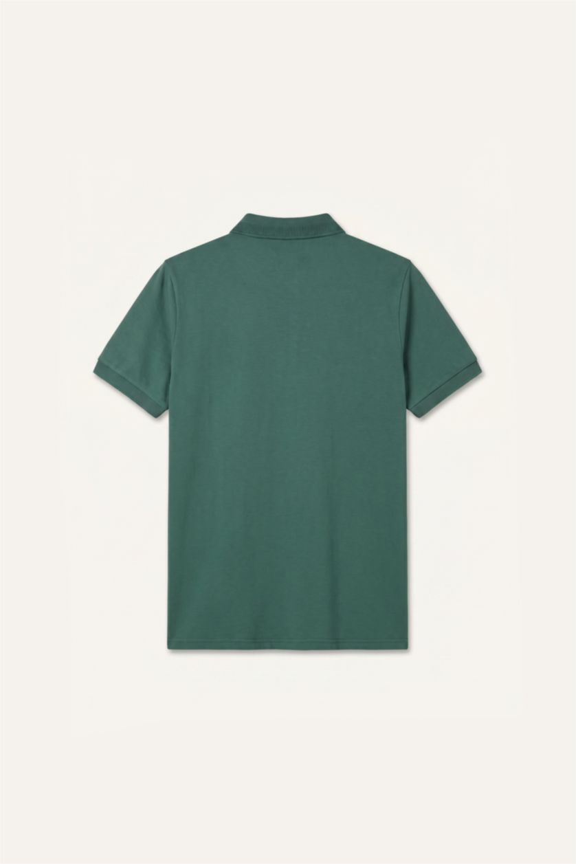 Erkek Yeşil Regular Fit Polo Tişört