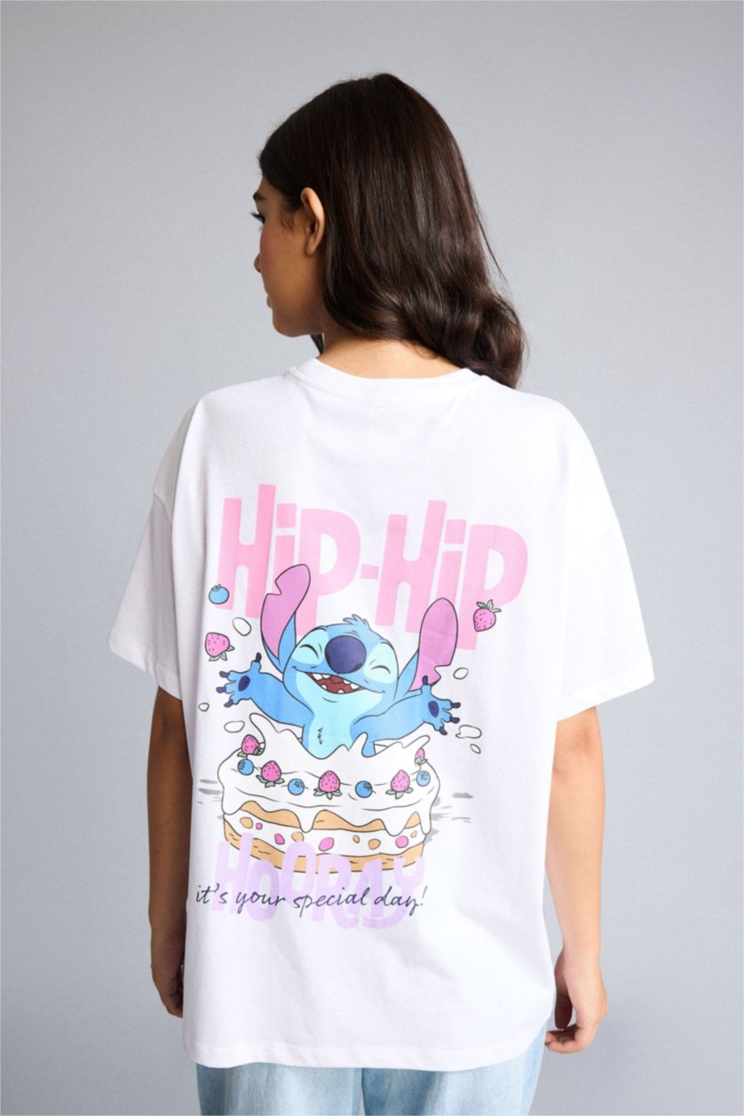 WOMAN White Oversize Fit Short Sleeve T-Shirt