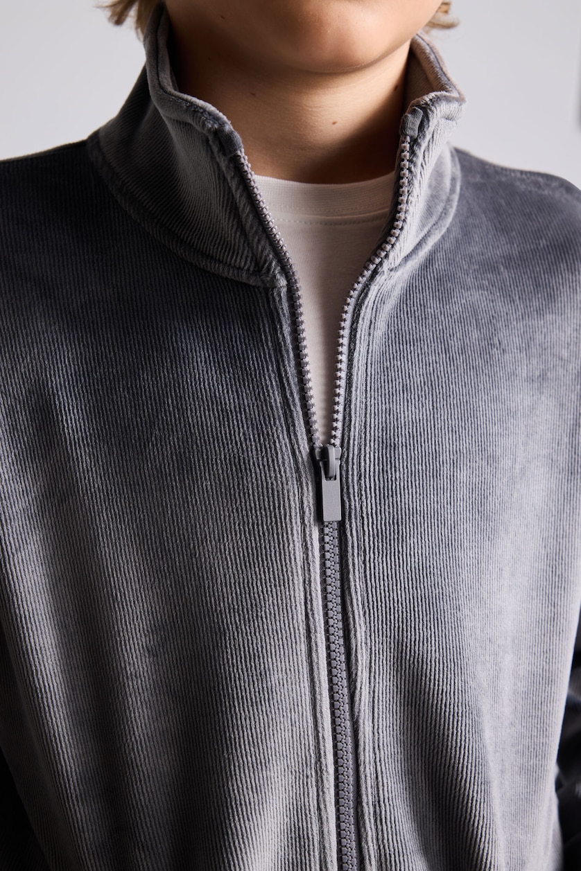Young Boys - Teen Boys Anthracite Regular Fit High Neck Cardigan