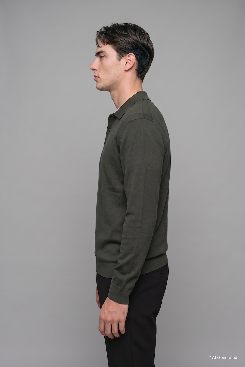 Men Dark Petrol Pullover