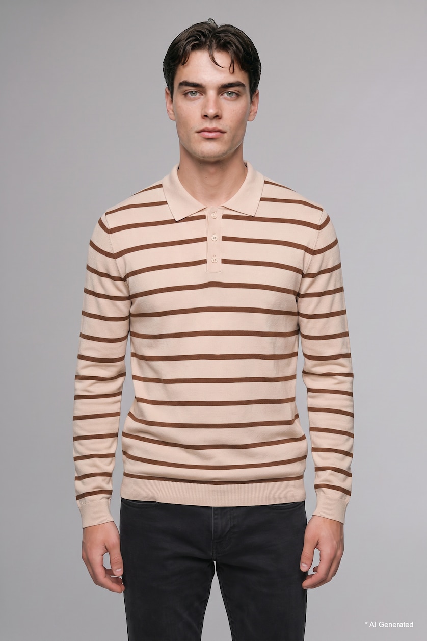 Man Ecru Pullover