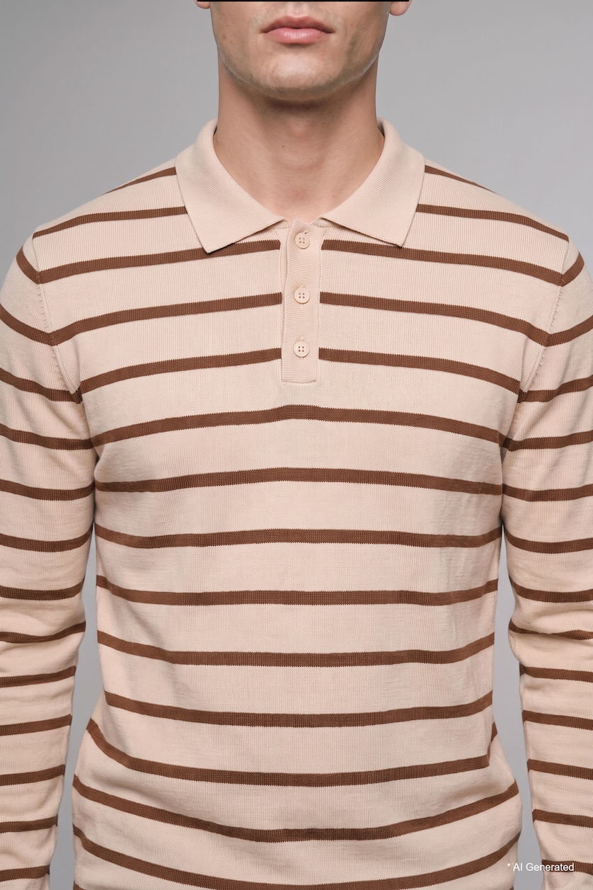 Man Ecru Pullover