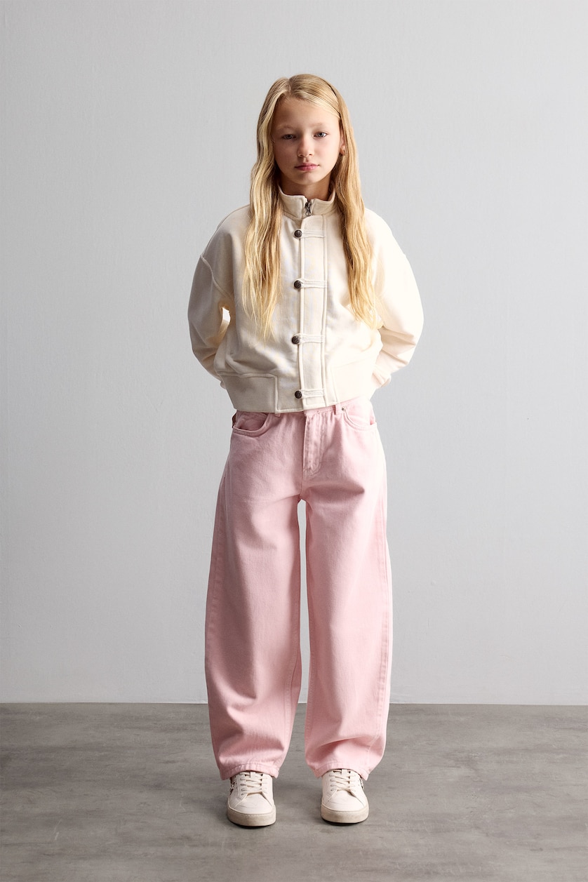 Young Girls - Teen Girls Light Pink Gabardine Trousers