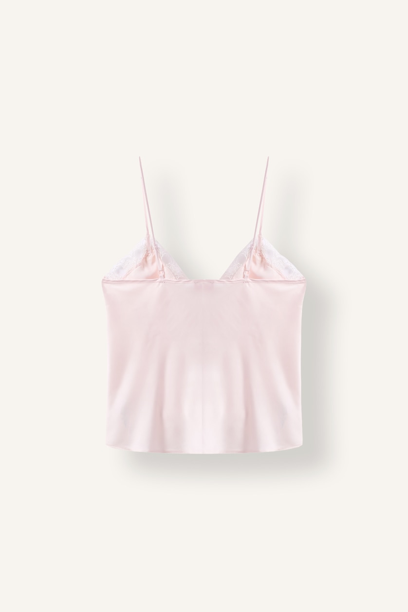 Women Light Pink Satin 2 piece Set