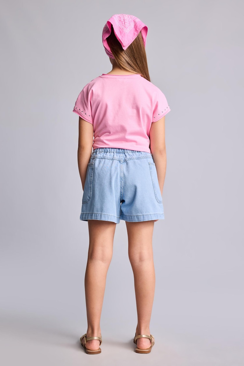 Young Girls - Teen Girls Light Blue Girl Denim Shorts
