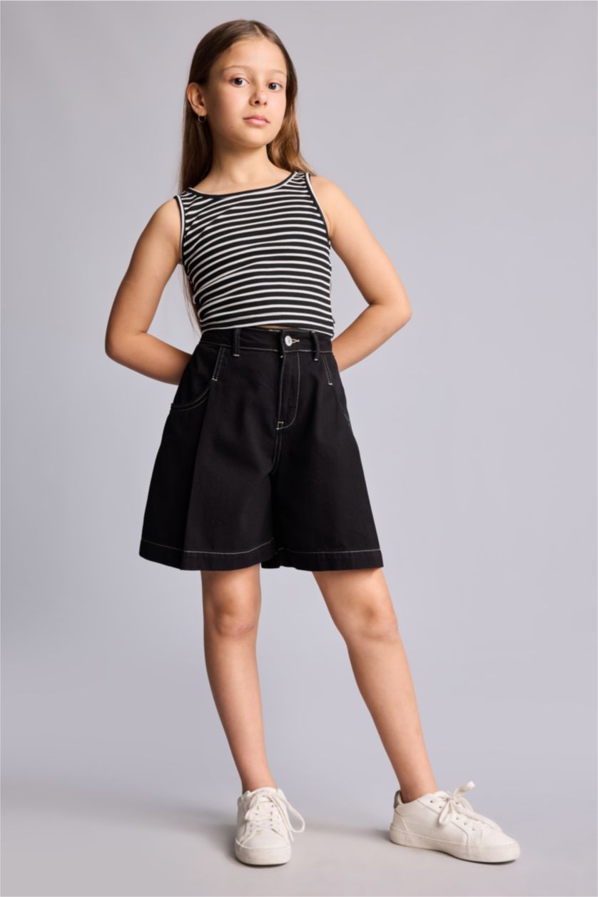 Young Girls - Teen Girls Black Girl Shorts