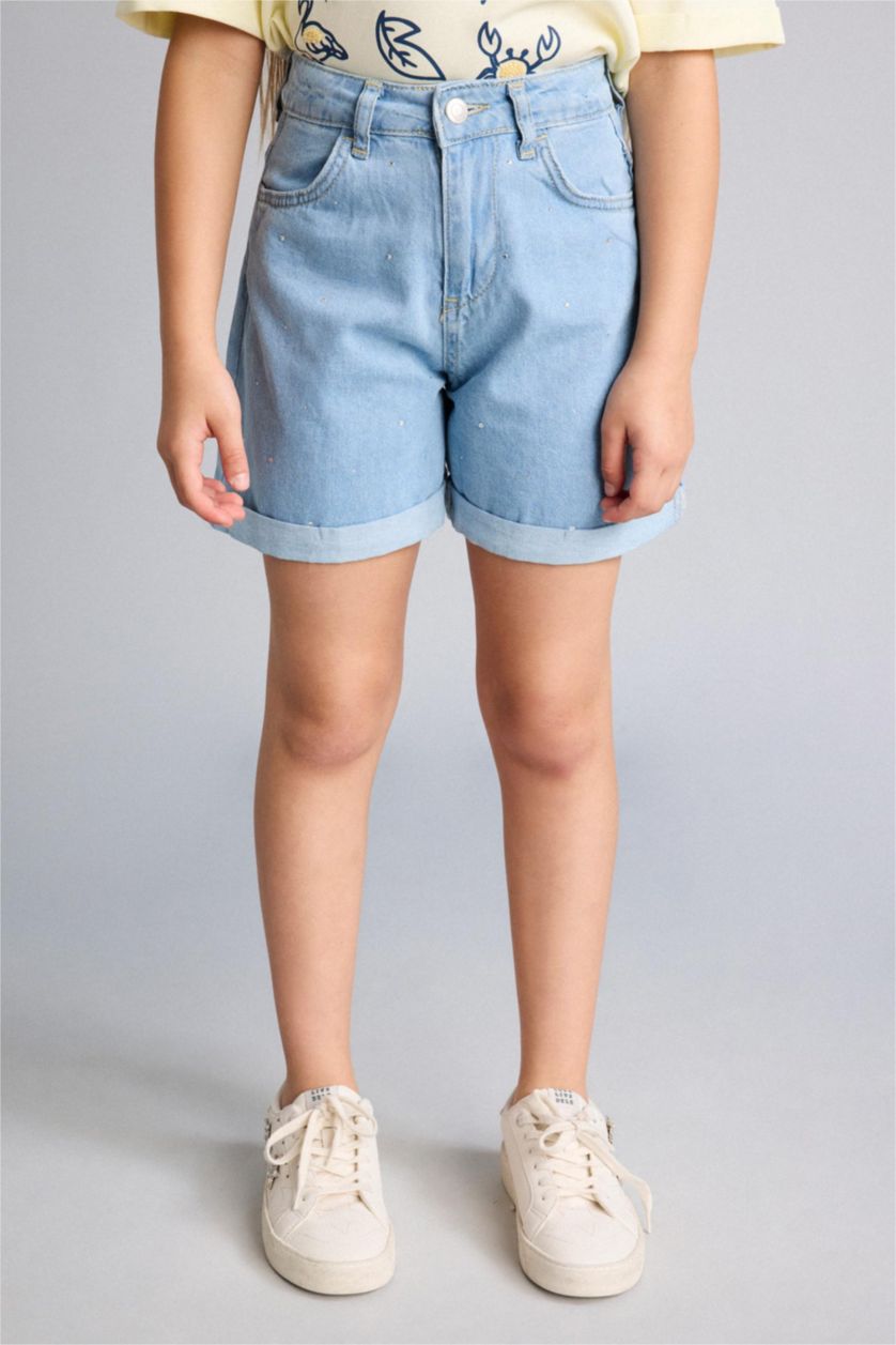 Young Girls - Teen Girls Ice Blue Girl Shorts