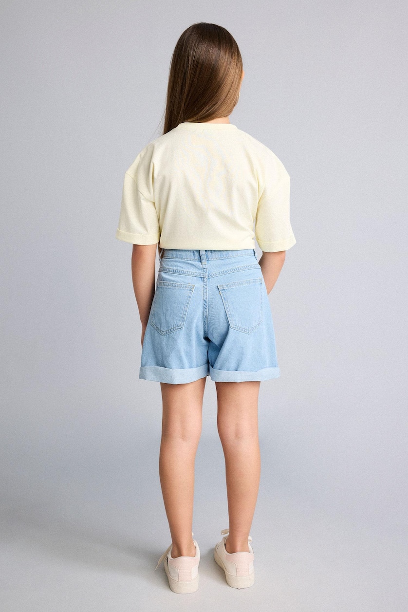 Young Girls - Teen Girls Ice Blue Girl Ice Blue Denim Shorts