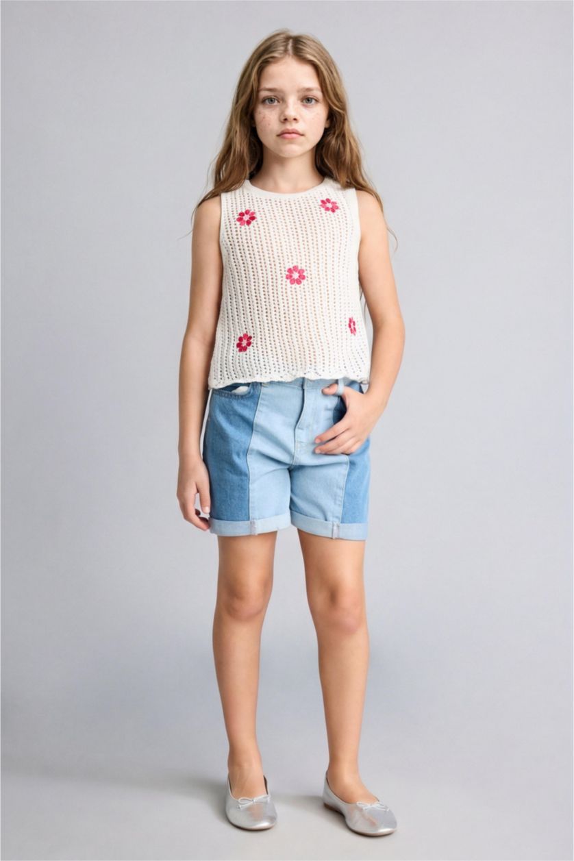 GIRLS & TEENS Blue Girl Shorts