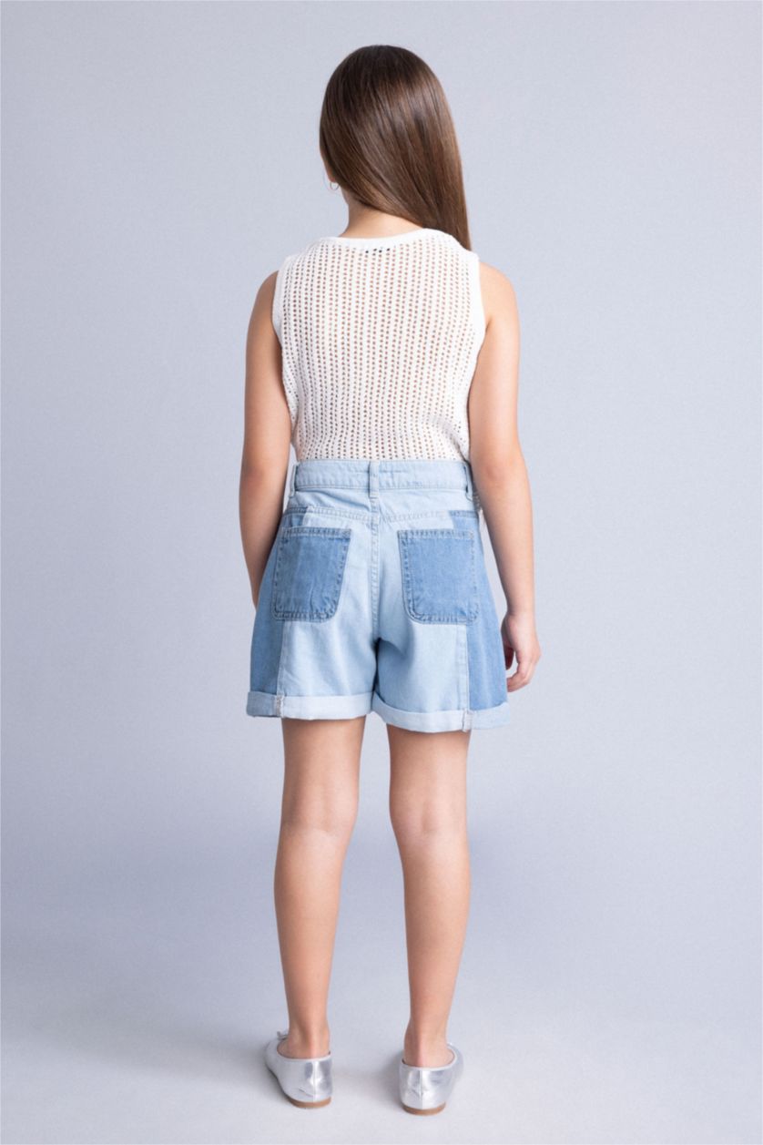 Young Girls - Teen Girls Blue Girl Shorts