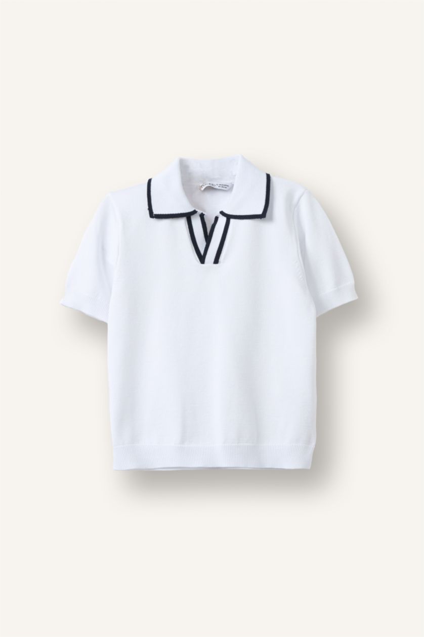 Baby Boys White Baby Boy Regular Fit Pullover