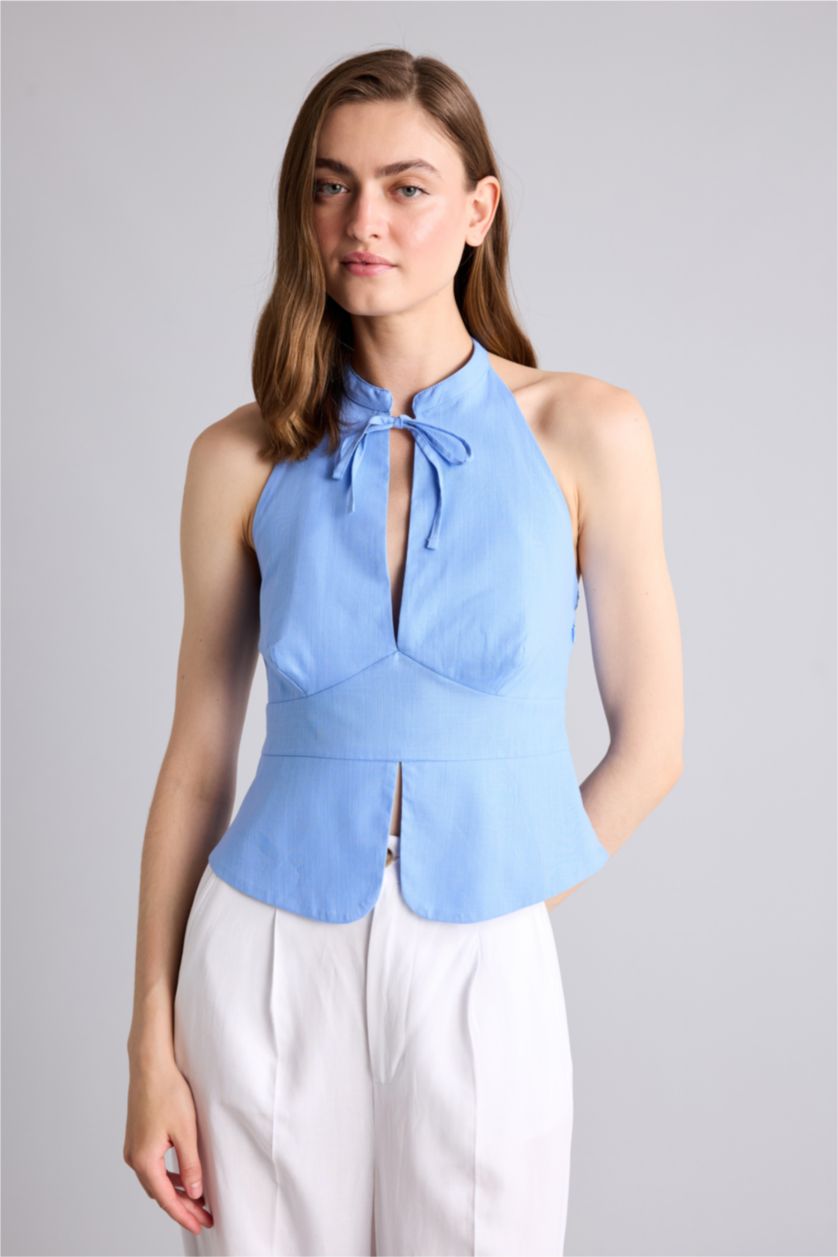Women Blue Slim Fit