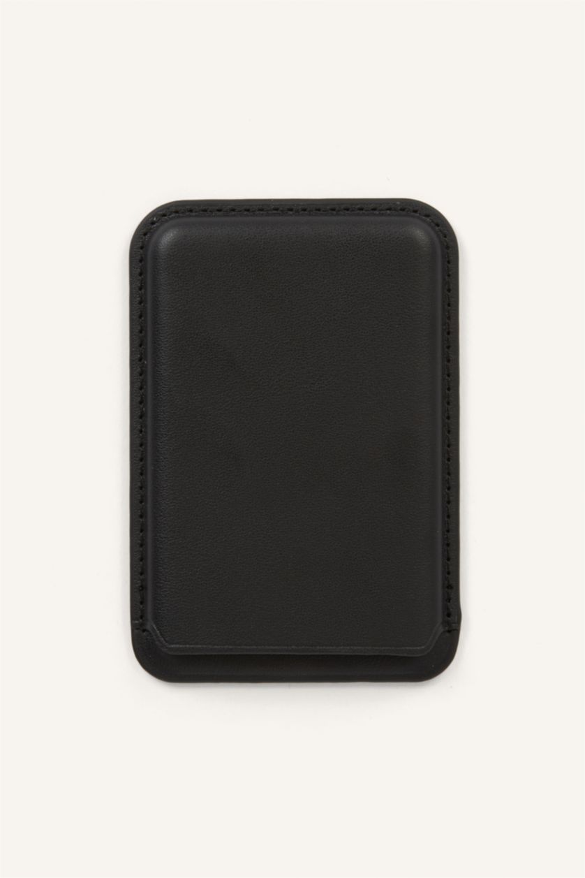 Men Black Man Business Card Wallet