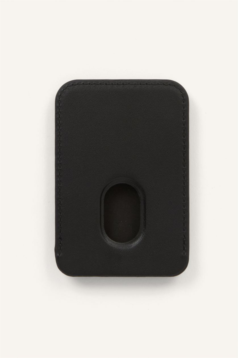 Men Black Man Business Card Wallet