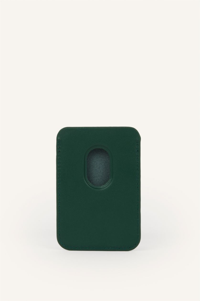 Men Green Man Business Card Wallet