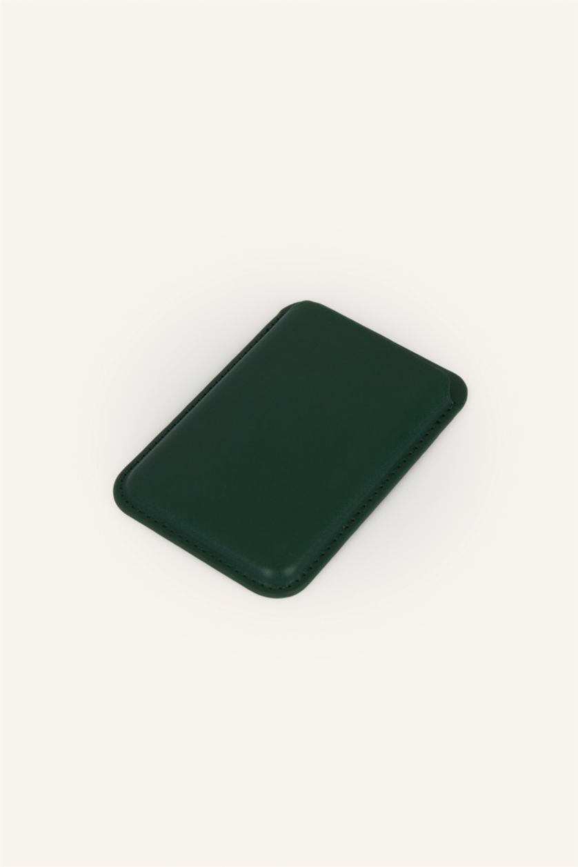 Men Green Man Business Card Wallet