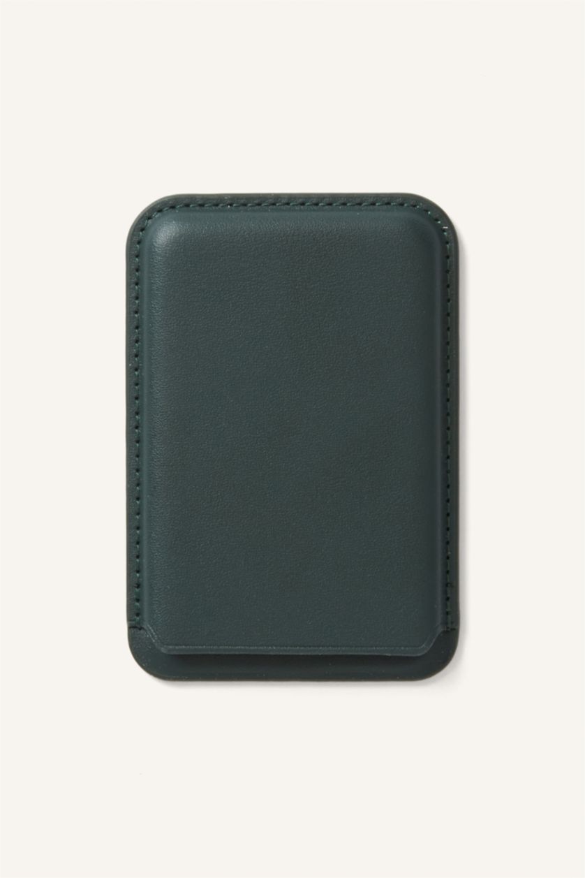 Men Khaki Man Business Card Wallet