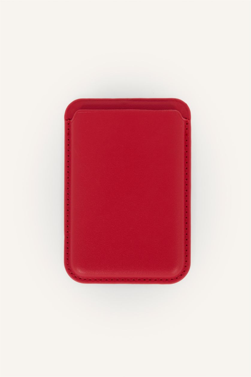 Men Red Man Business Card Wallet