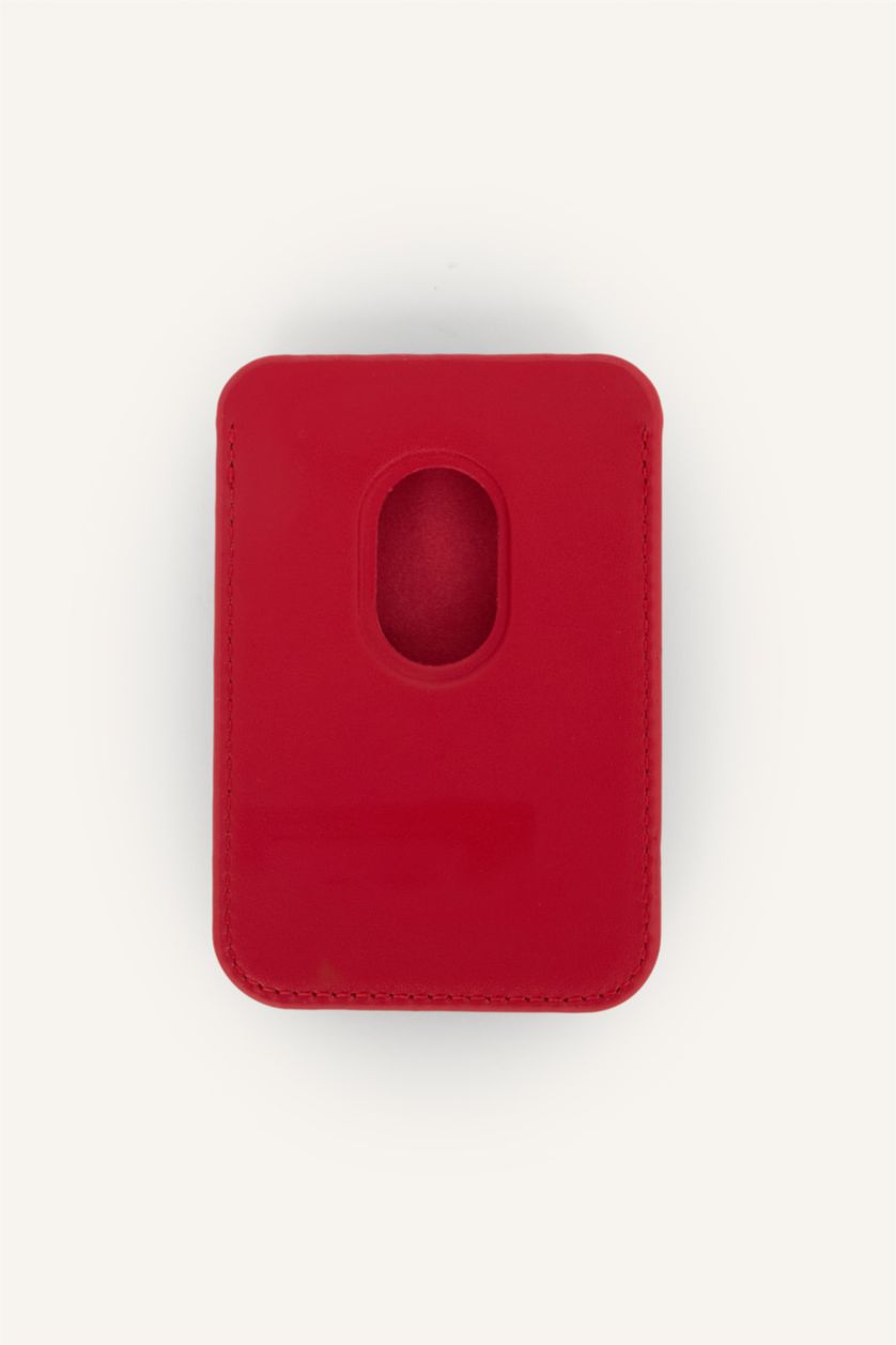 Men Red Man Business Card Wallet