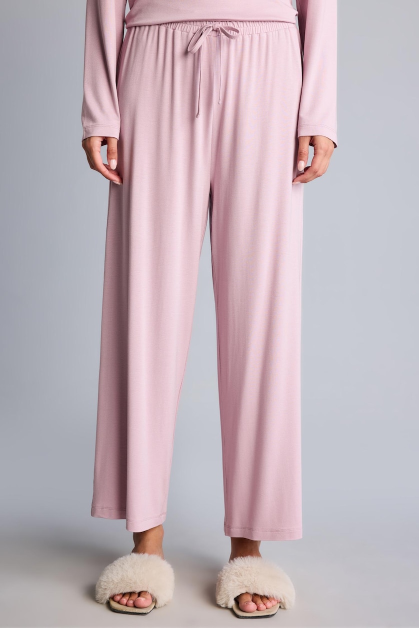 Kadın Gülkurusu Regular Fit Uzun Kollu Pijama Takımı