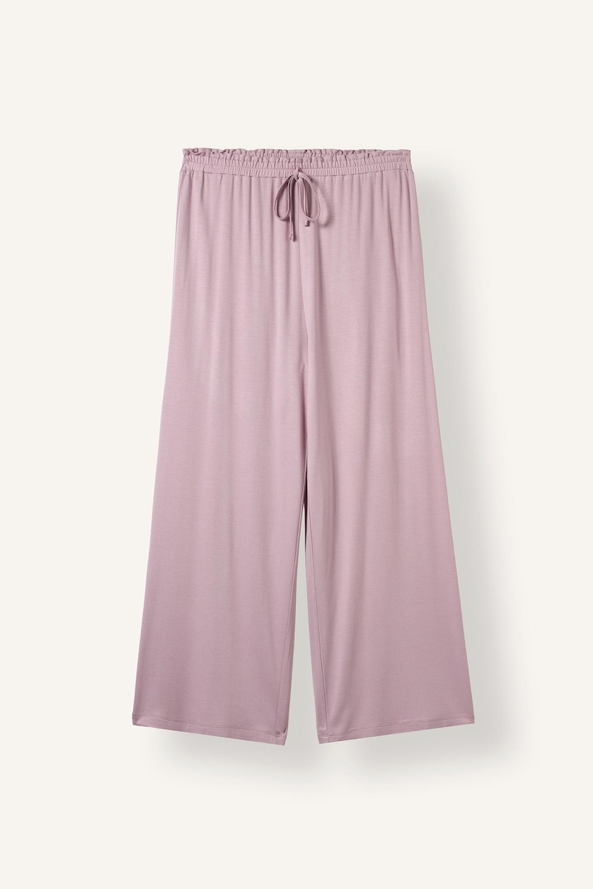 Kadın Gülkurusu Regular Fit Uzun Kollu Pijama Takımı