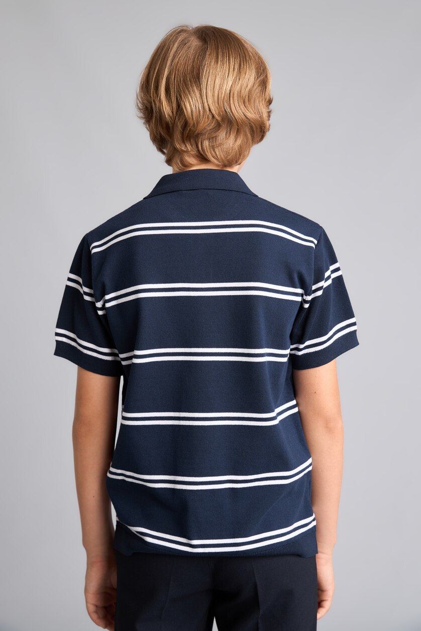 أولاد كحلي Boy Regular Fit Knit Polo T-Shirt