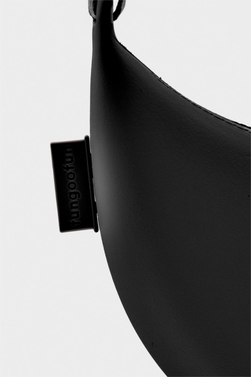 Kadın Siyah FunGooFun X Defacto Muz Tasarımlı Kadın Çapraz Çanta