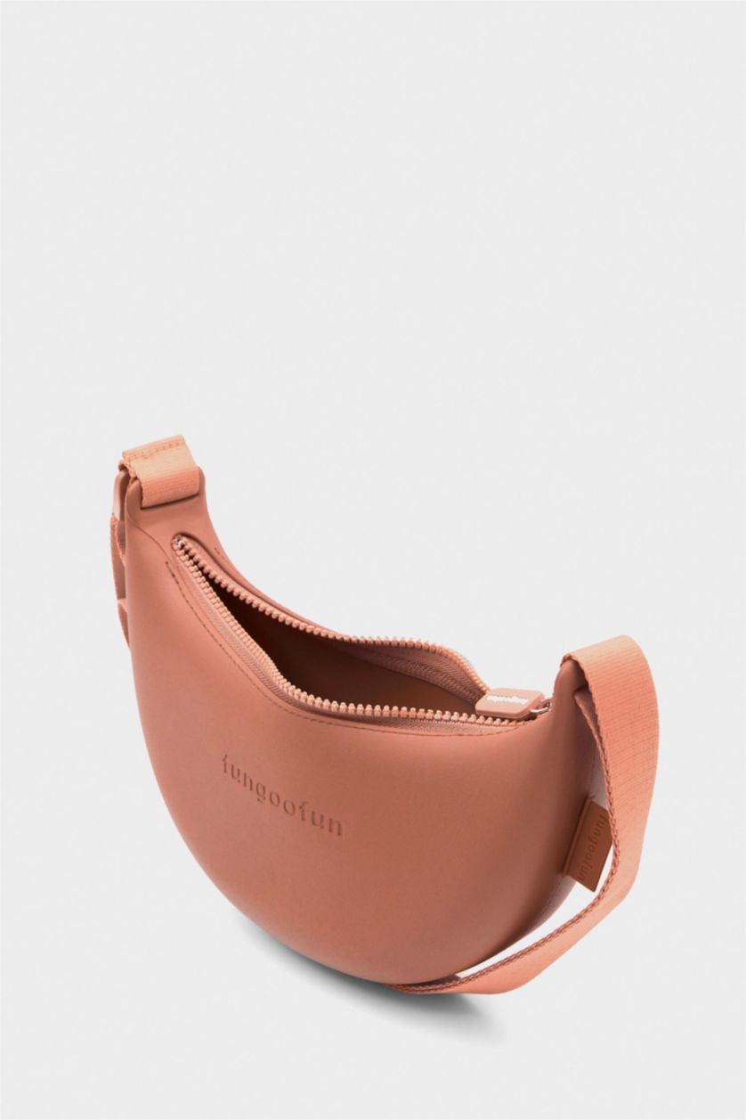 Kadın Kahve FunGooFun X Defacto Muz Tasarımlı Kadın Çapraz Çanta