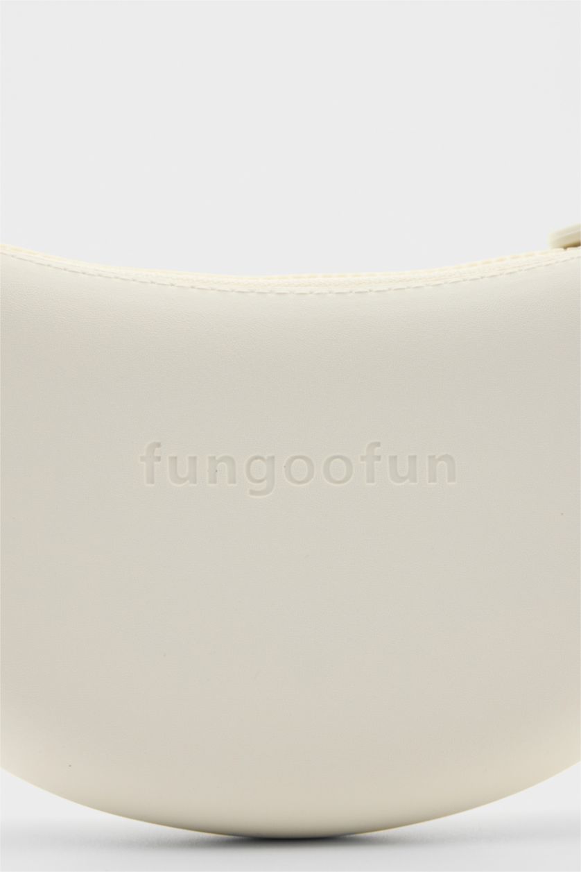 Kadın Beyaz FunGooFun X Defacto Muz Tasarımlı Çapraz Çanta