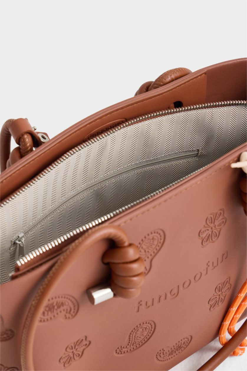 Kadın Kahve FunGooFun X Defacto Kaju Tasarımlı Kadın Kol Çantası