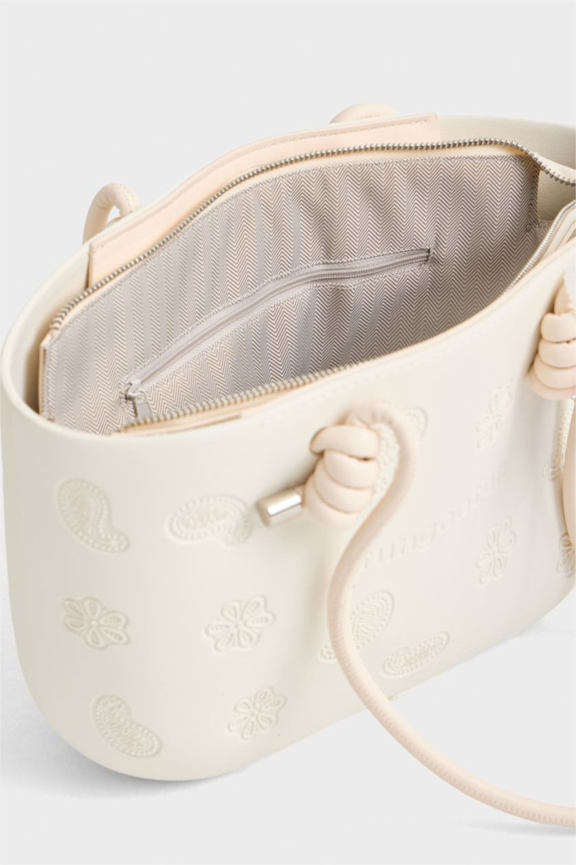 Kadın Beyaz FunGooFun X Defacto Kaju Tasarımlı Kadın Kol Çantası