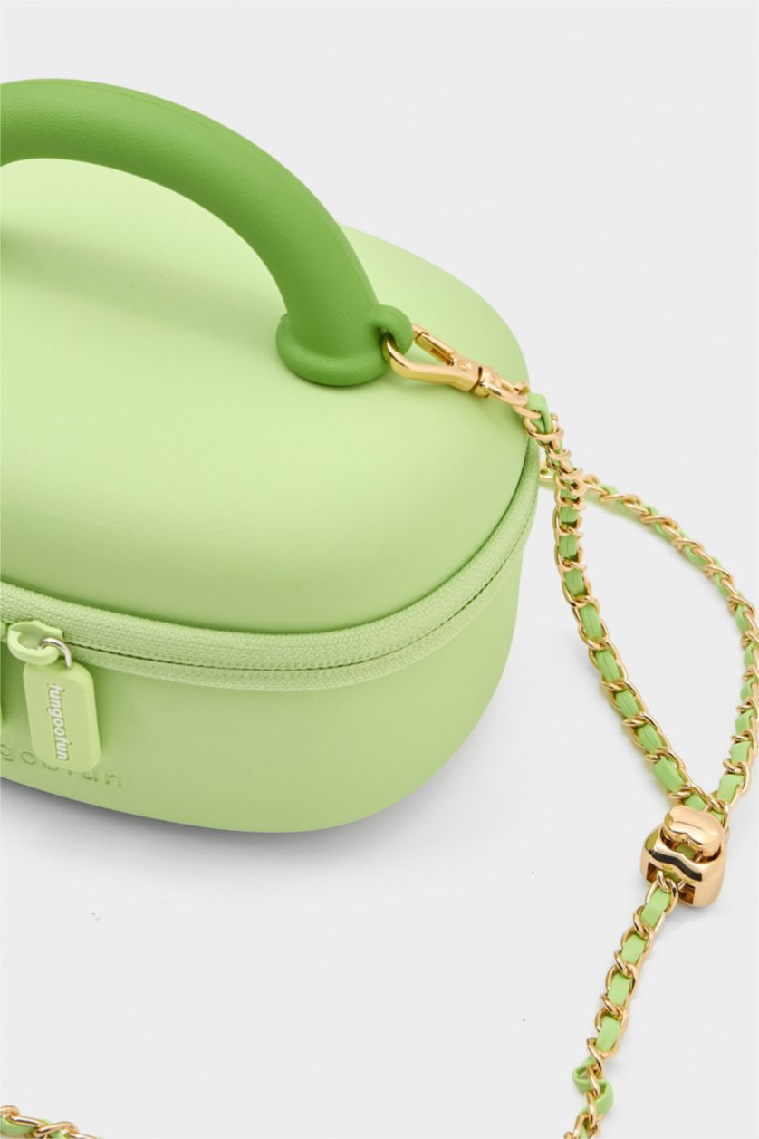 Kadın Yeşil FunGooFun X Defacto Zincir Detaylı Kadın Çapraz Çanta