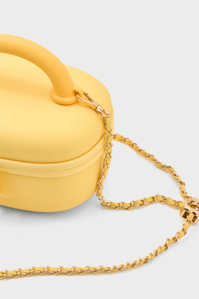 Kadın Sarı FunGooFun X Defacto Zincir Detaylı Kadın Çapraz Çanta
