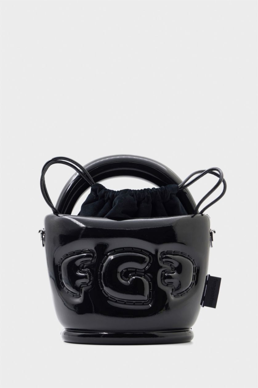 Kadın Siyah FunGooFun X Defacto Çıkartılabilir Askılı Balon Tasarımlı Kadın Omuz Çantası